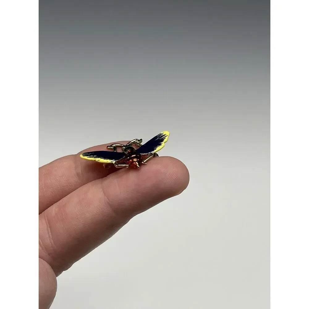 Vintage Bee Bug Enamel‎ Brooch Pin Taiwan Retro Colorful Cosplay